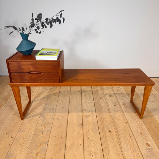 Telephone bench disegnata da Kai Kristiansen per Aksel Kjersgaard, anni ’60