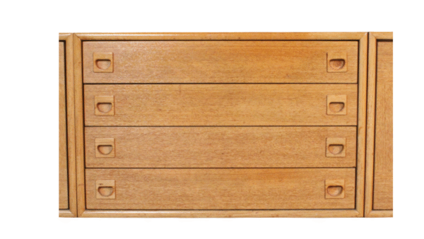 Credenza modulare in teak, Danimarca 1960