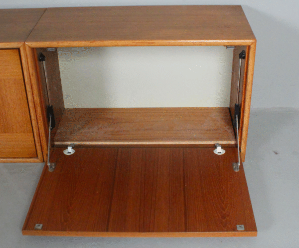 Credenza modulare in teak, Danimarca 1960