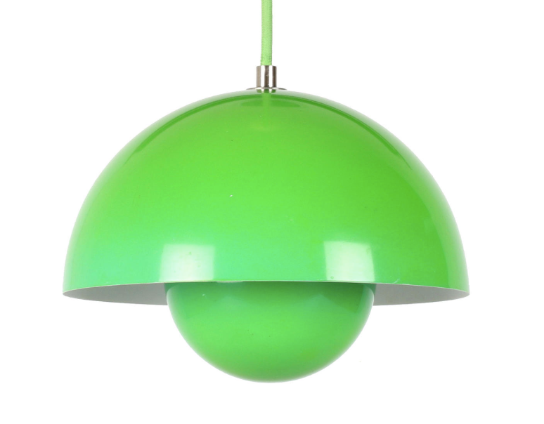 Lampada a sospensione Flowerpot VP1 di Verner Panton per &Tradition