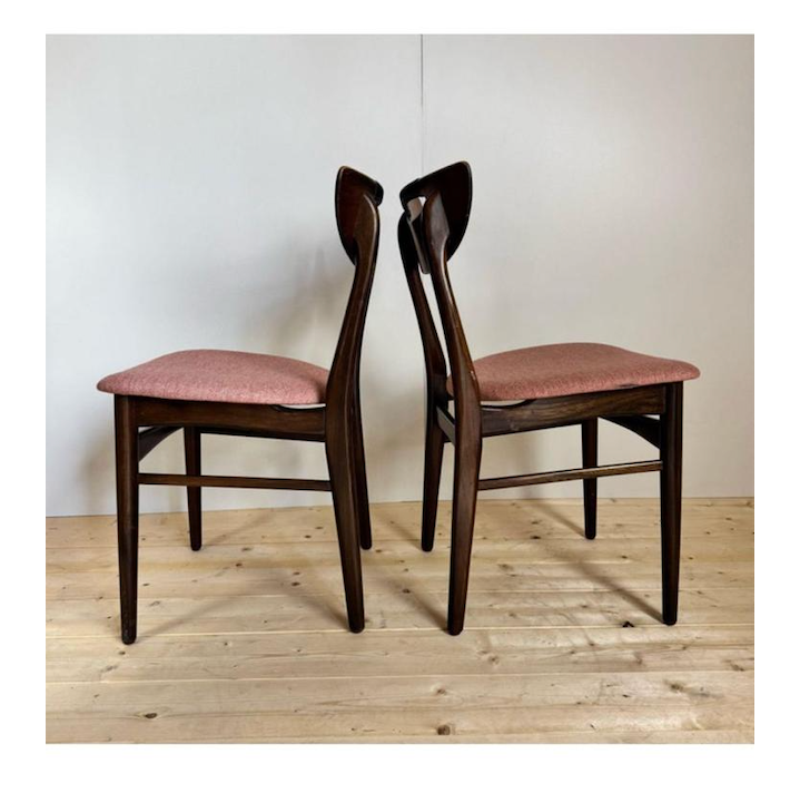 Set di sei sedie in palissandro - Danimarca 1960