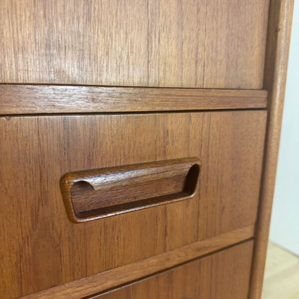 Sideboard alta in teak, Danimarca 1960