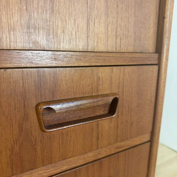 Sideboard alta in teak, Danimarca 1960