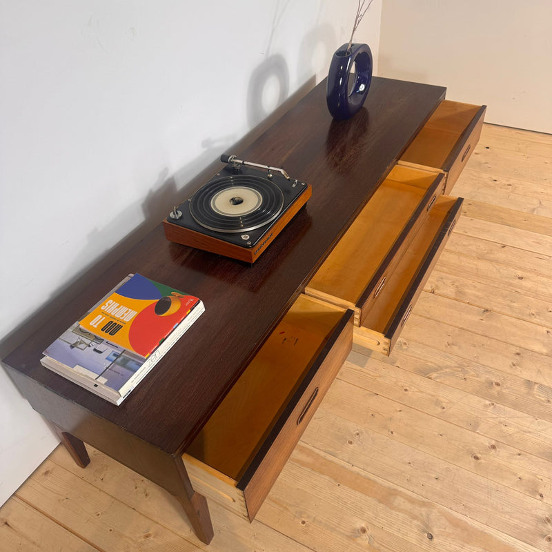 Sideboard scandinava in palissandro, anni ’60