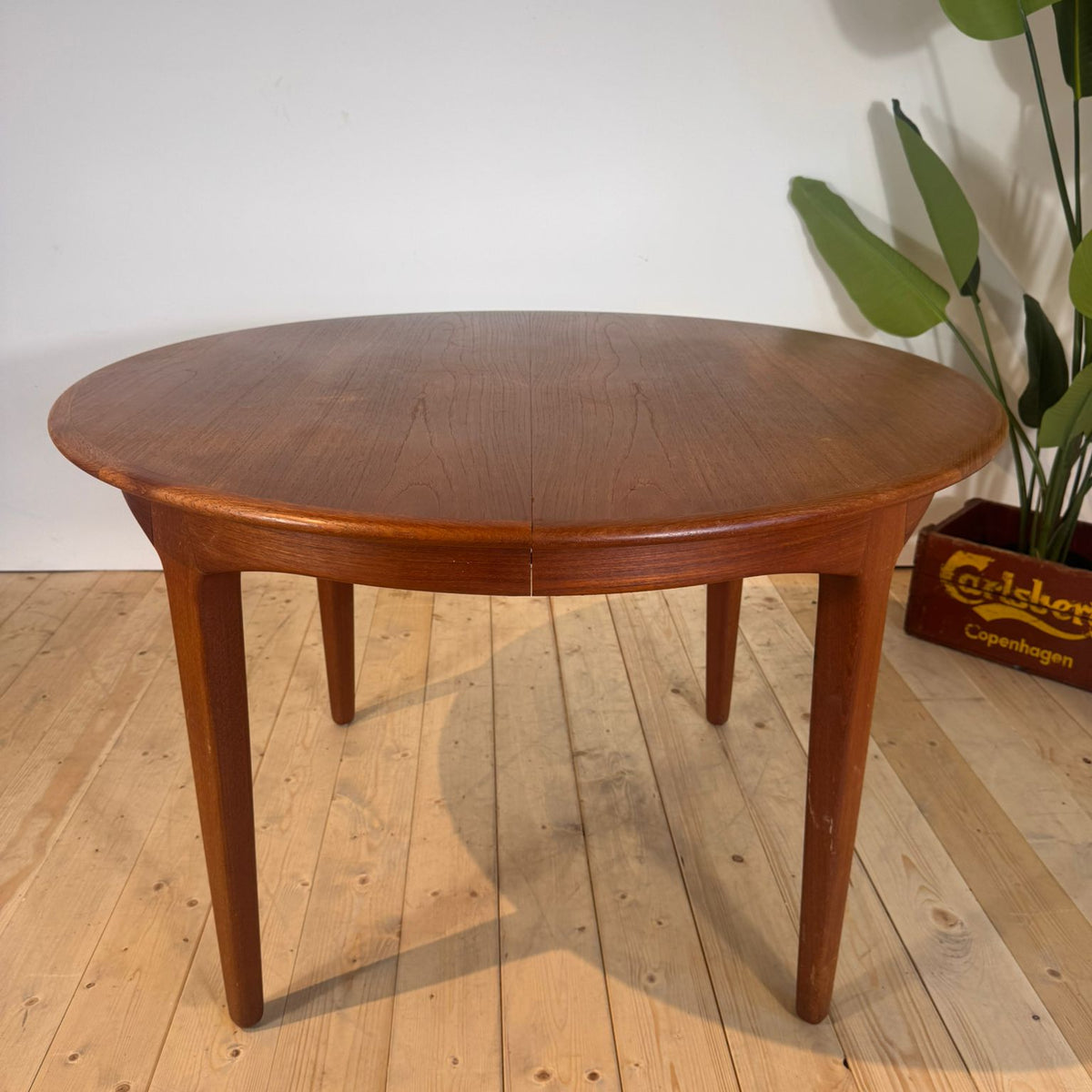 Tavolo rotondo Model 62 Henry Kjærnulf in teak, 1958