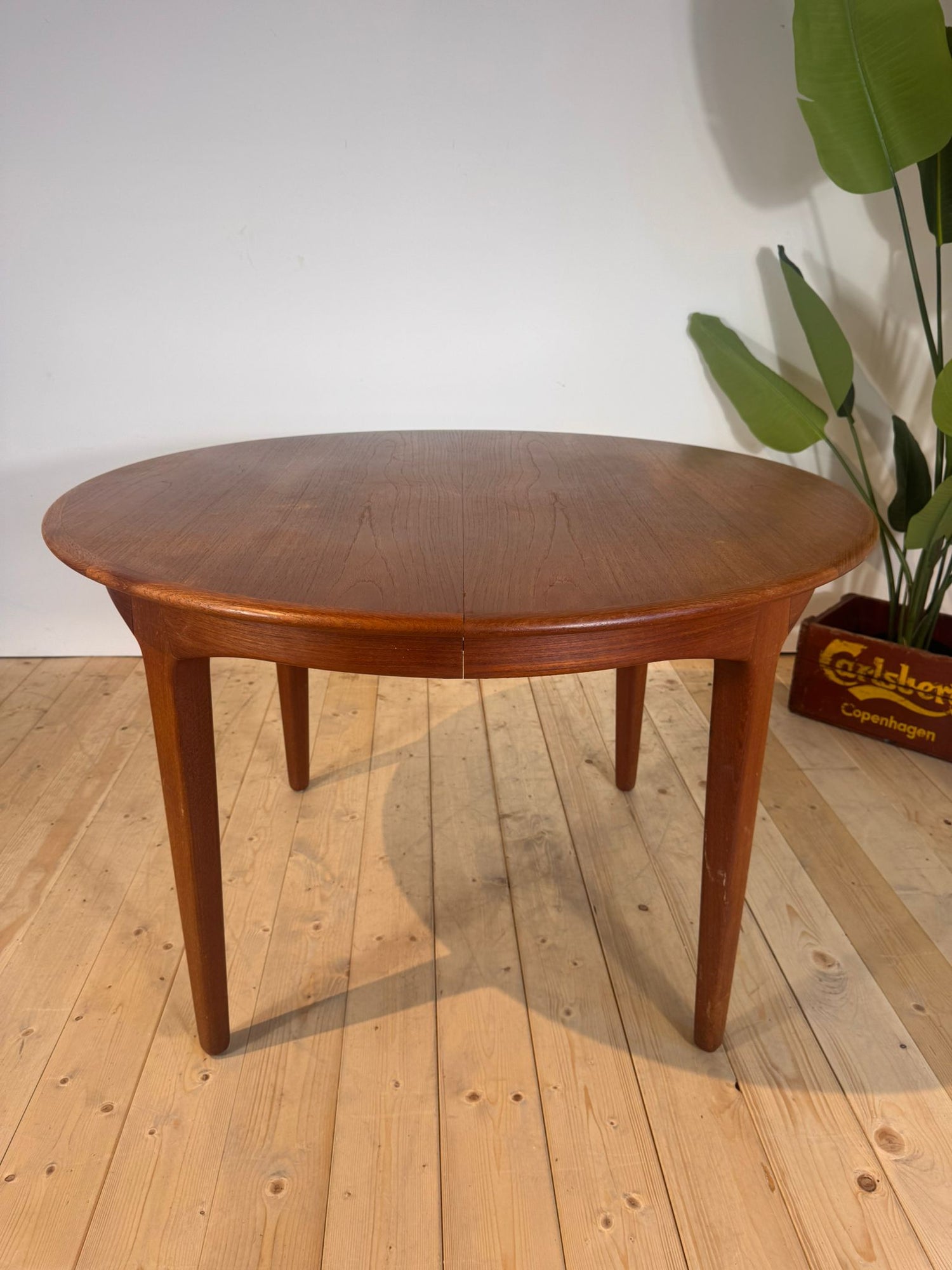 Tavolo rotondo Model 62 Henry Kjærnulf in teak, 1958