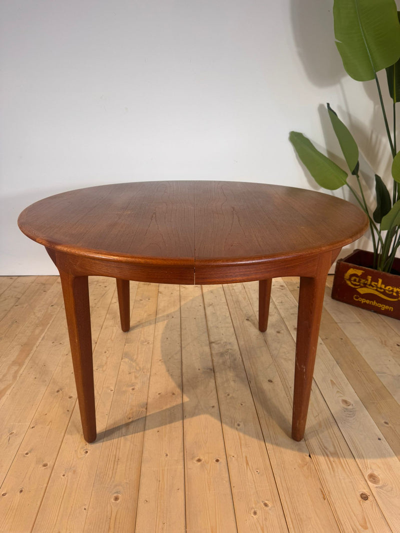 Tavolo rotondo Model 62 Henry Kjærnulf in teak, 1958