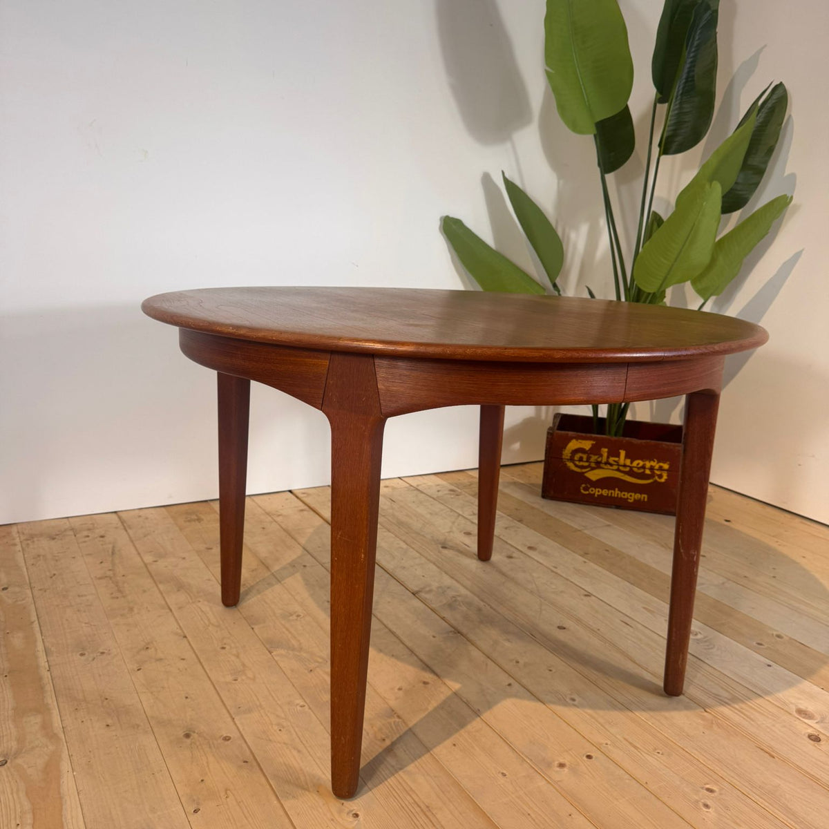 Tavolo rotondo Model 62 Henry Kjærnulf in teak, 1958