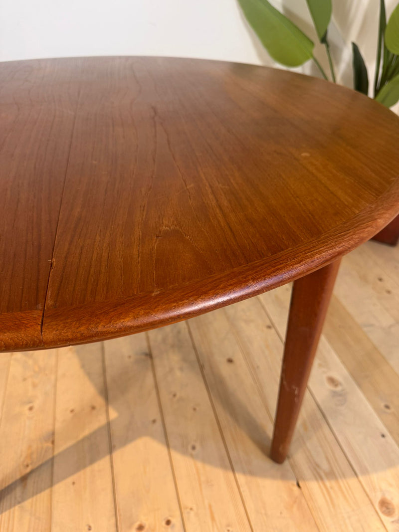 Tavolo rotondo Model 62 Henry Kjærnulf in teak, 1958