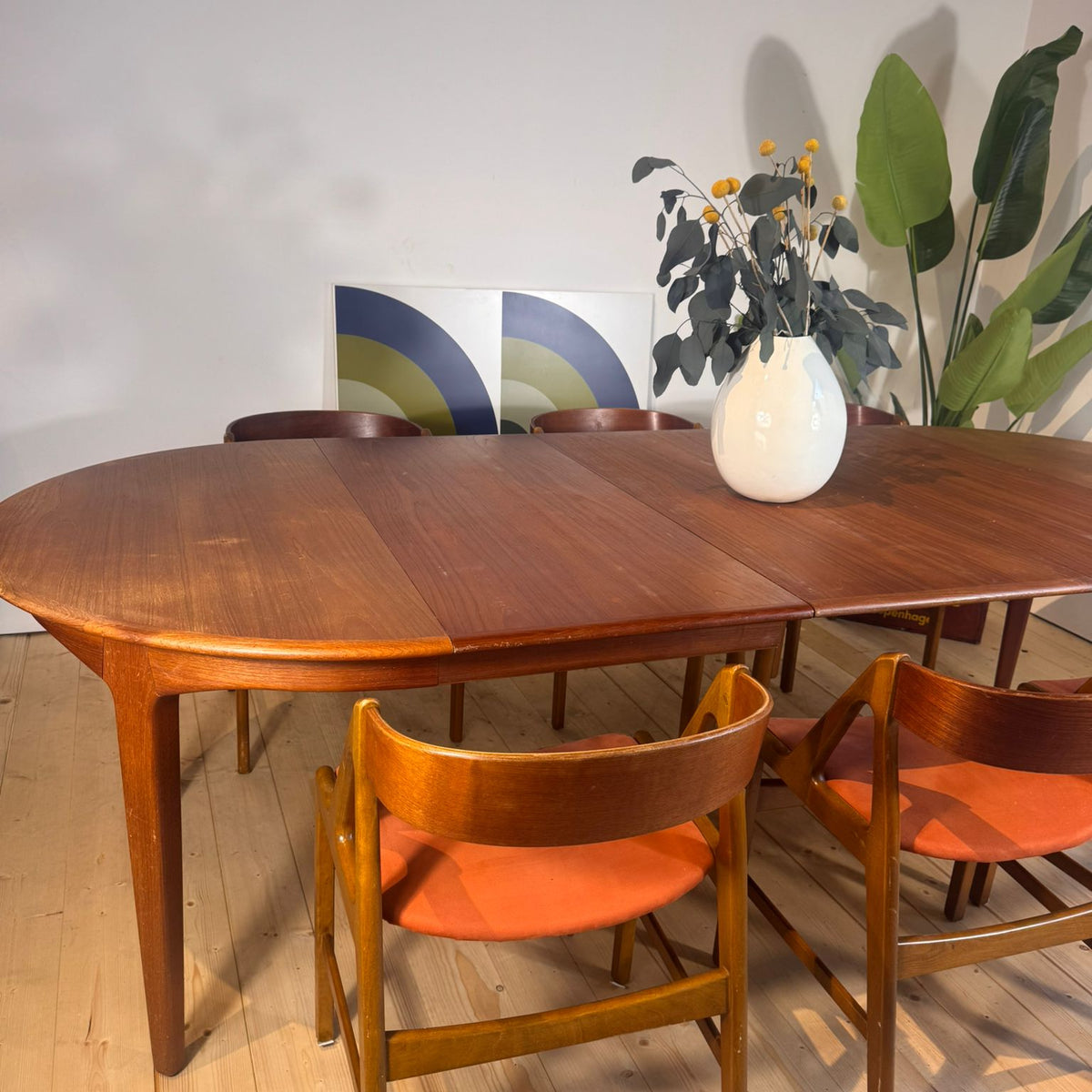 Tavolo rotondo Model 62 Henry Kjærnulf in teak, 1958