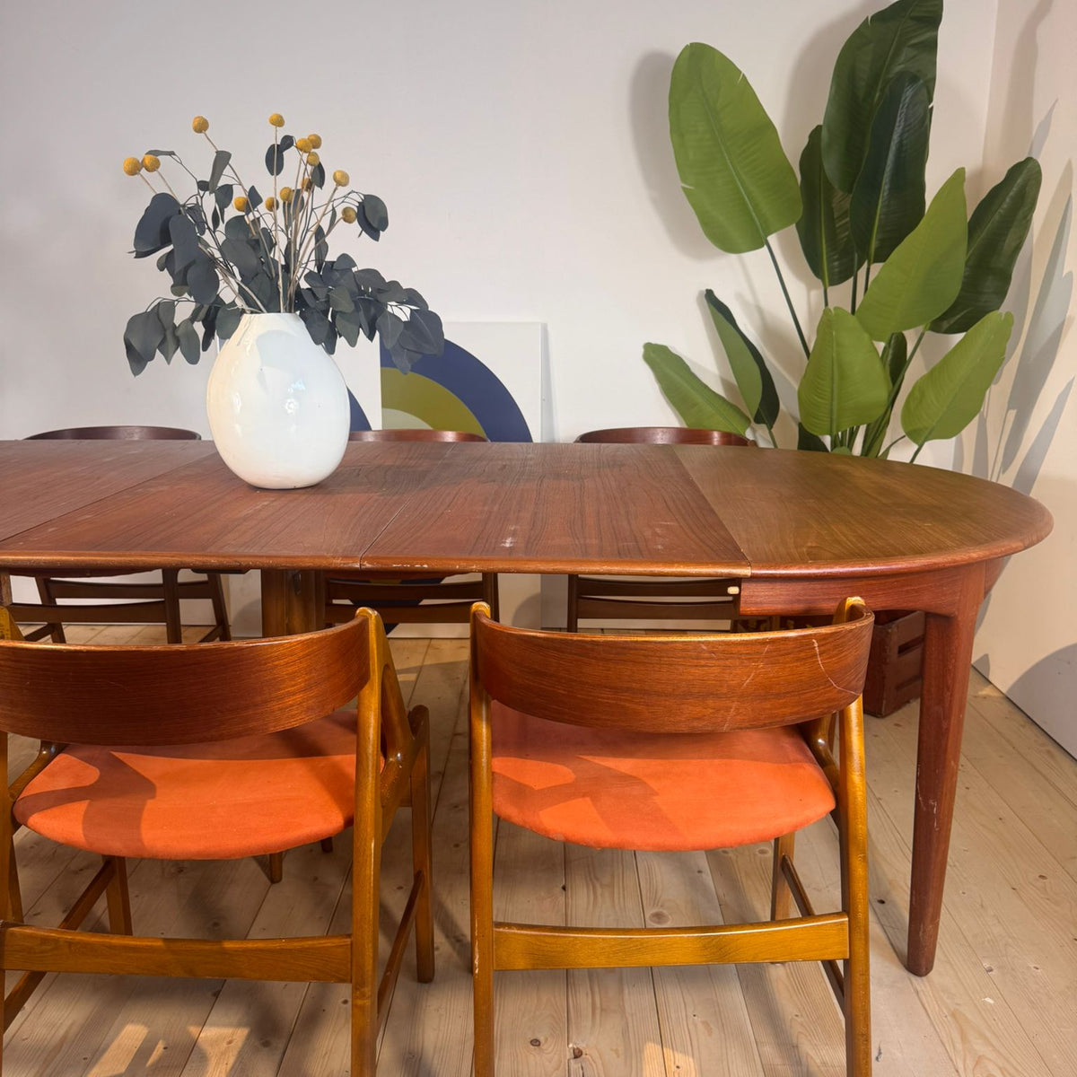 Tavolo rotondo Model 62 Henry Kjærnulf in teak, 1958