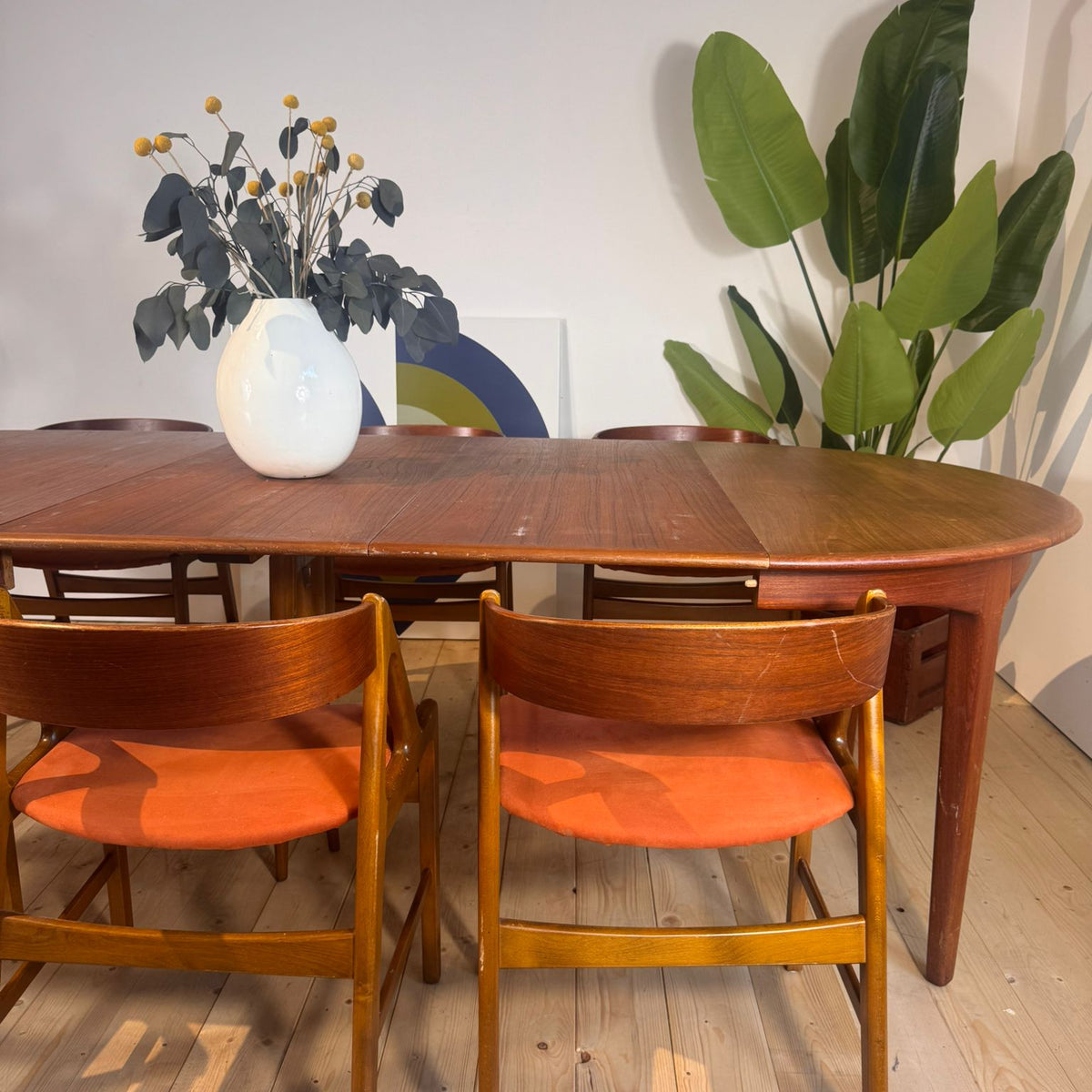 Tavolo rotondo Model 62 Henry Kjærnulf in teak, 1958