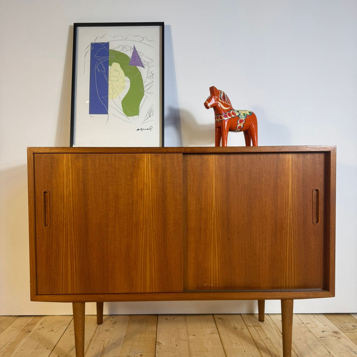 Sideboard Mid-Century in Teak Massello – Design Scandinavo Anni ’60