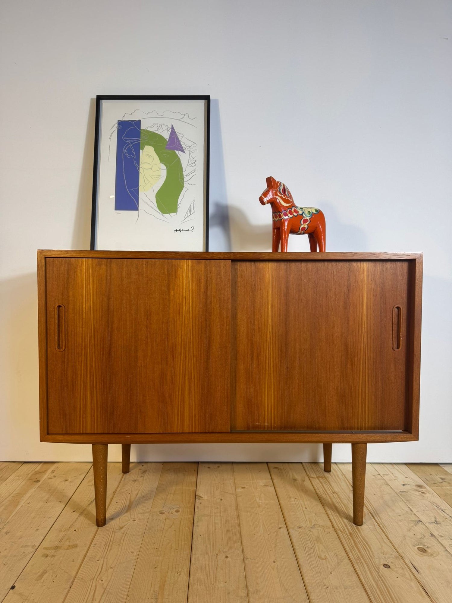 Sideboard Mid-Century in Teak Massello – Design Scandinavo Anni ’60