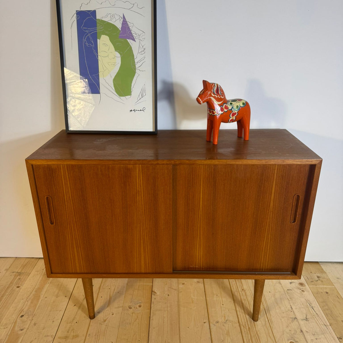 Sideboard Mid-Century in Teak Massello – Design Scandinavo Anni ’60