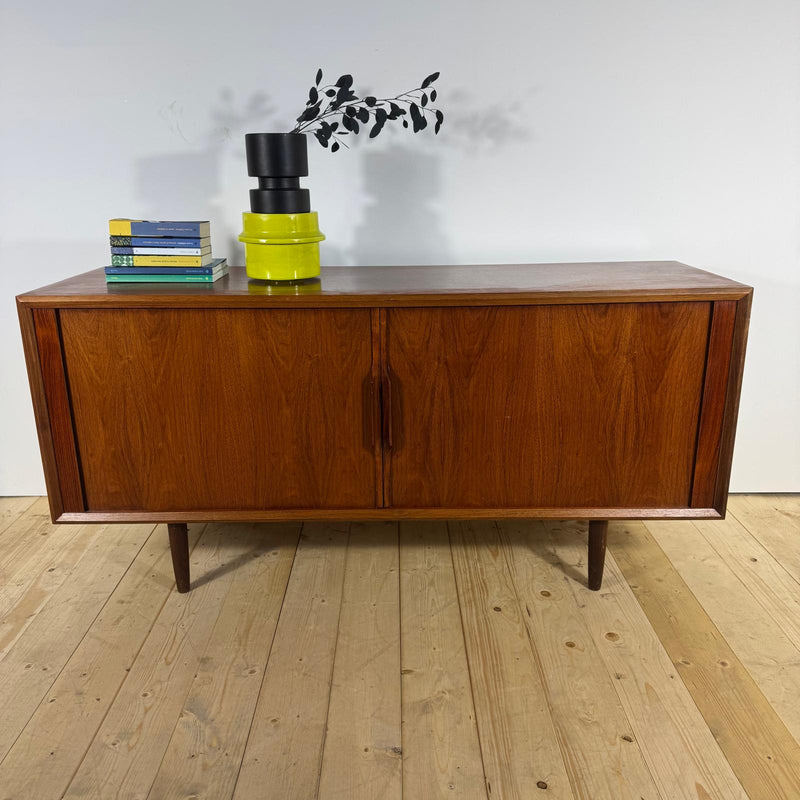 Sideboard Vintage in Teak con Ante a Scomparsa – Design Scandinavo Mid-Century