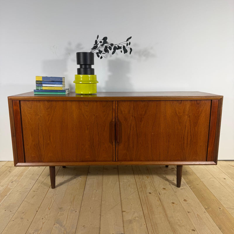 Sideboard Vintage in Teak con Ante a Scomparsa – Design Scandinavo Mid-Century
