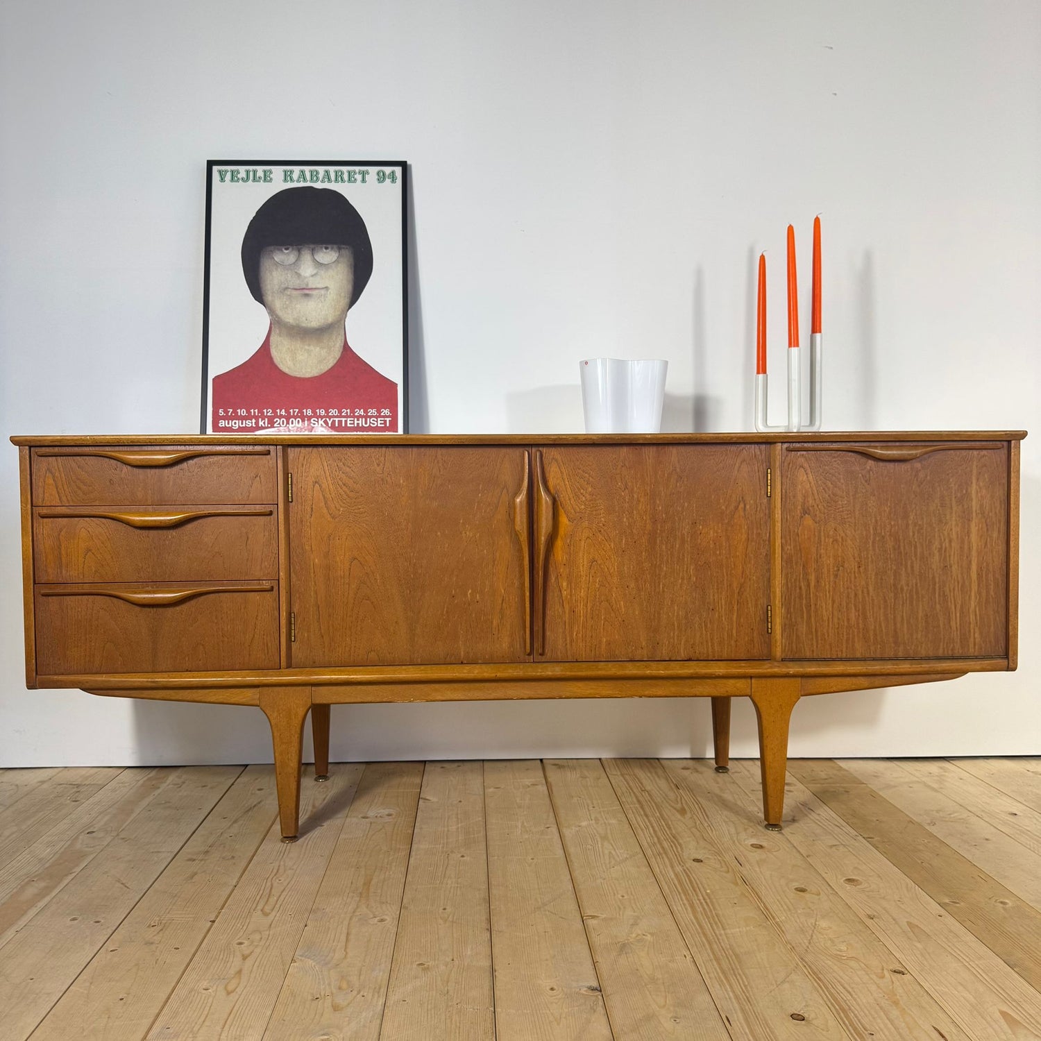 Sideboard Vintage in Teak – Credenza Mid-Century Modern Anni ’60