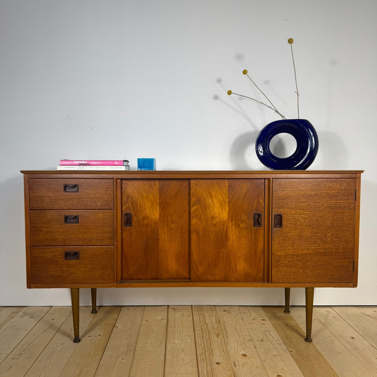 Sideboard Danese in Teak – Credenza Mid-Century Anni ’60