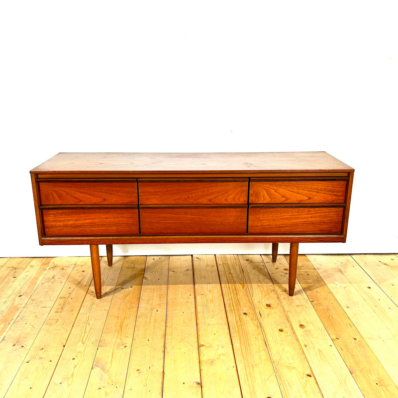 Cassettiera Austinsuite in teak, anni ’60