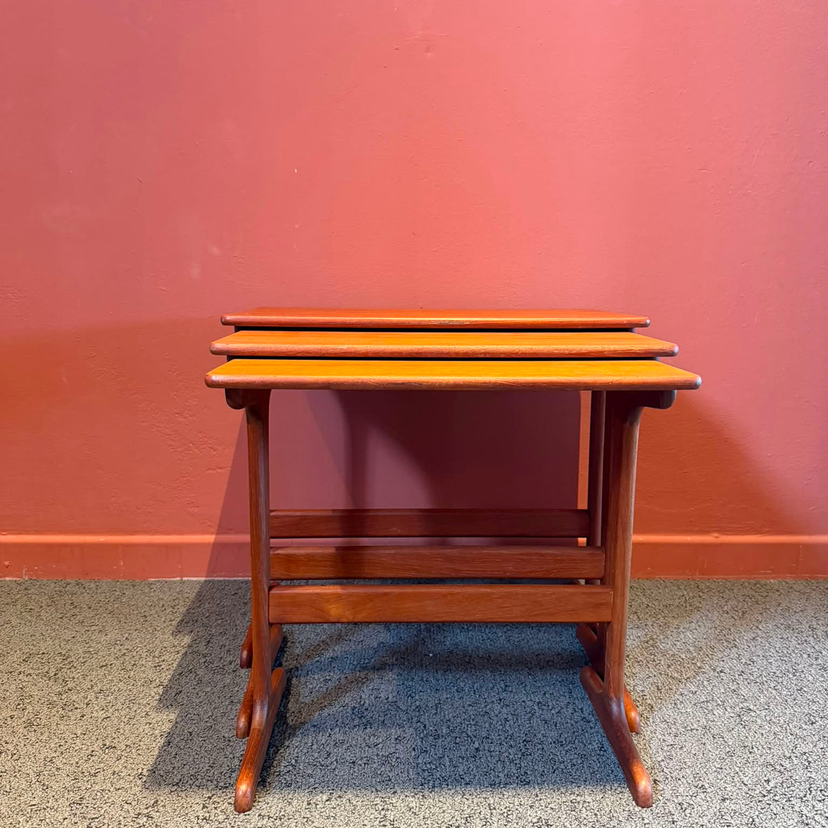 Set di 3 nesting tables in Teak  – Design Danese Anni '60 (Copia)