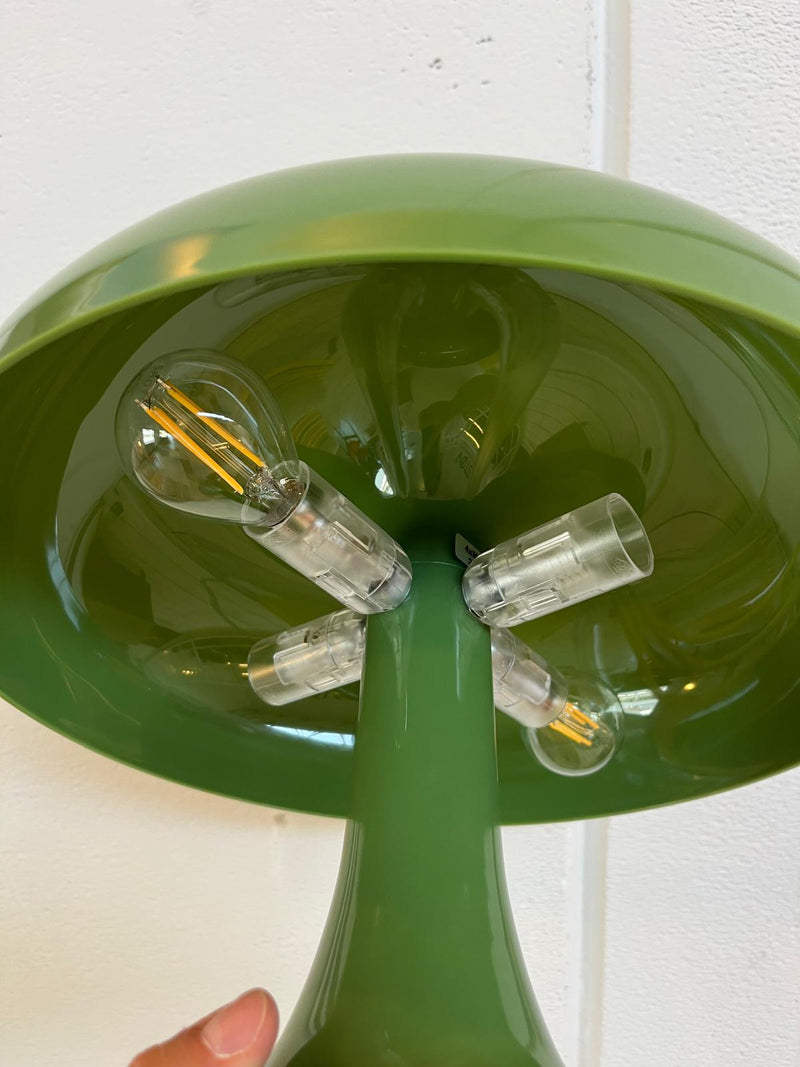 Lampada da tavolo Nessino di Artemide verde, Giancarlo Mattioli