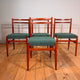 Set di Quattro Sedie Vintage in Teak – Danimarca (Anni '60)