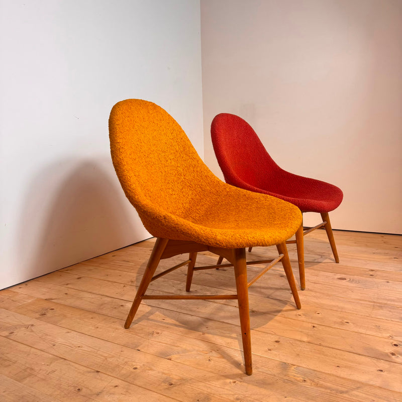 Coppia di poltroncine vintage, Danimarca 1960