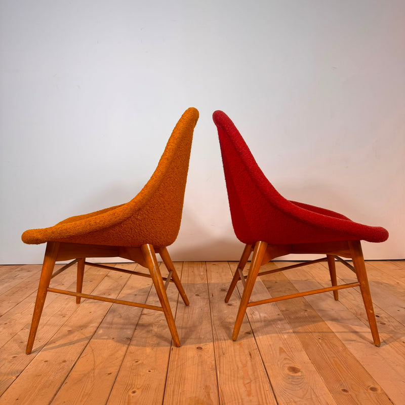 Coppia di poltroncine vintage, Danimarca 1960
