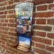 Teak mirror with shelf, 1960s