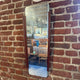 Irregular mirror with teak side frame, Denmark 1960