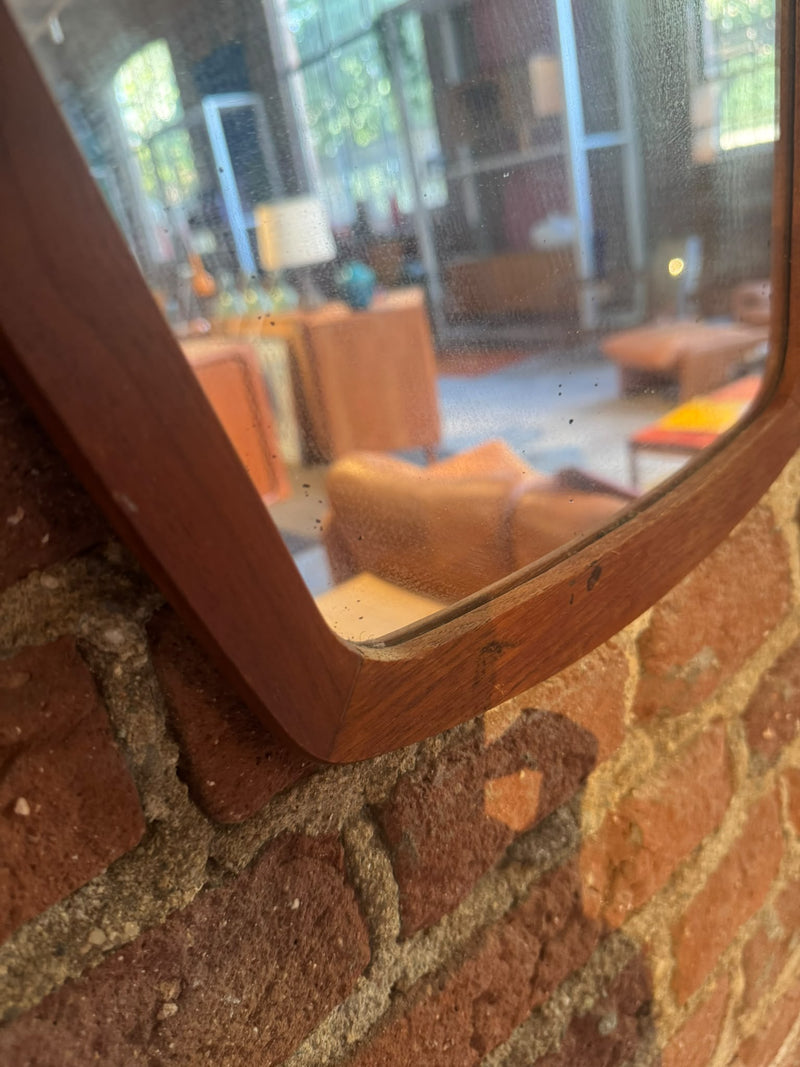 Teak Framed Mirror, Denmark 1960