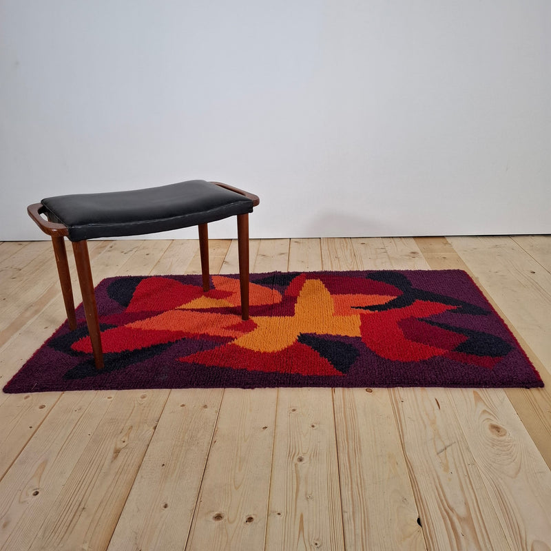 Tappeto Vintage in Lana, Design Danese Anni '70 (Mid-Century Modern)