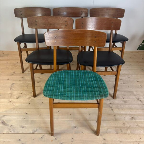 arredo mid century modern set sedie danesi