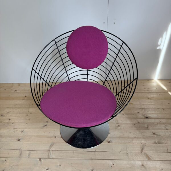 arredo modernariato design danese poltrona wire cone