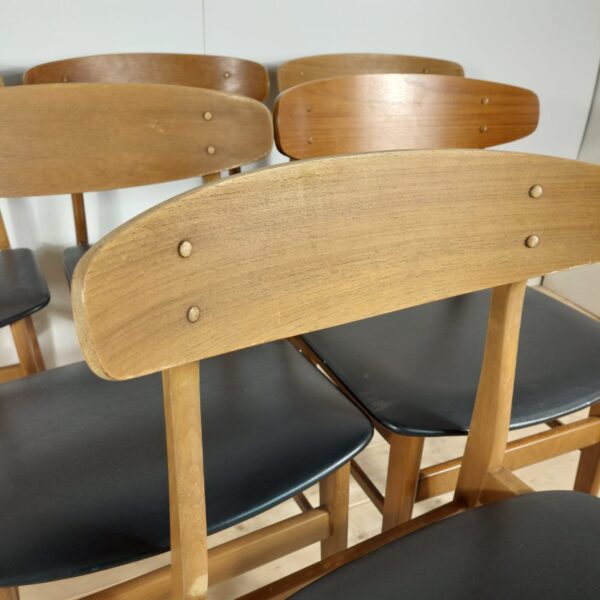 arredo sala da pranzo mid century sedie teak