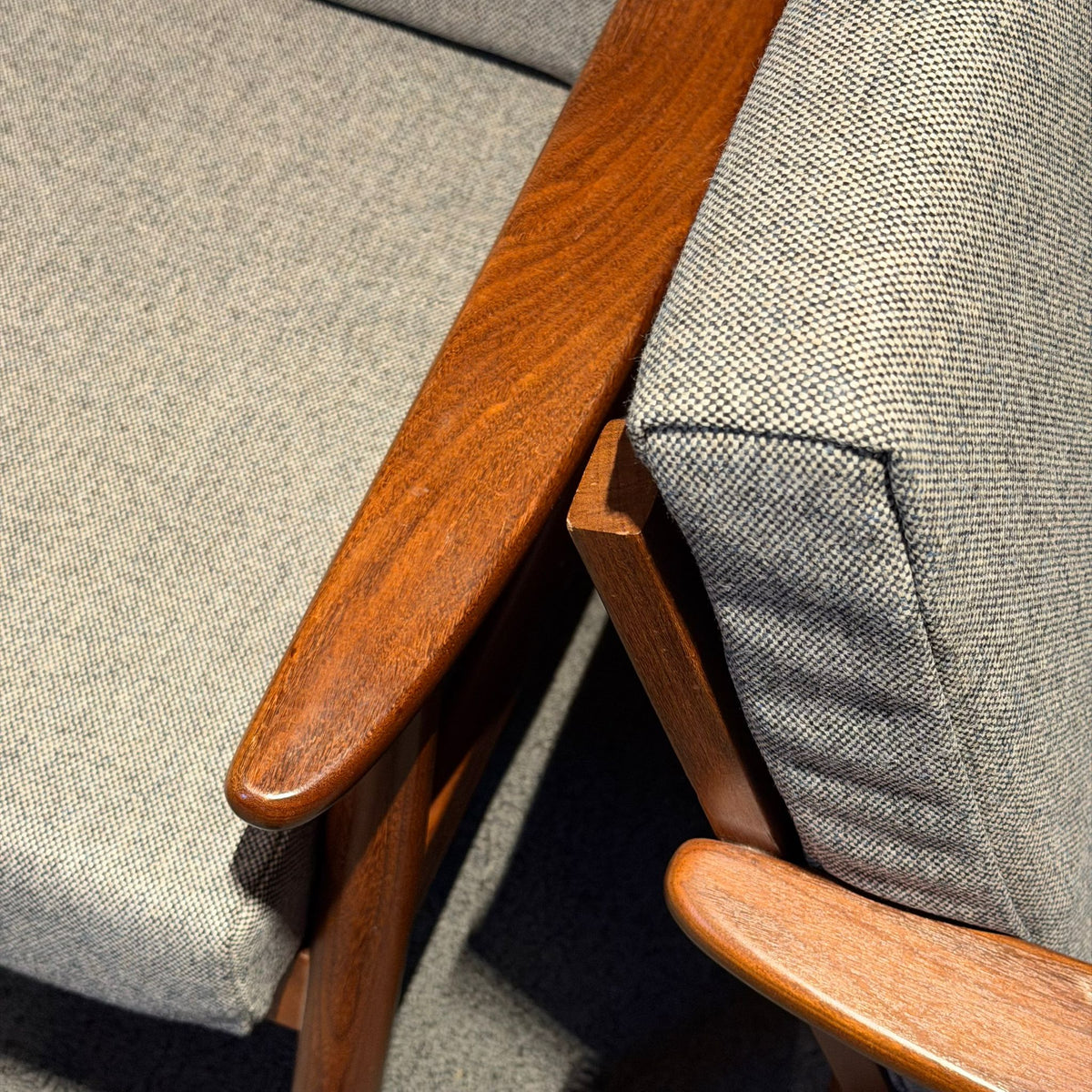 Coppia di Poltrone in Teak – Design Scandinavo Vintage (Danimarca, Anni '60)