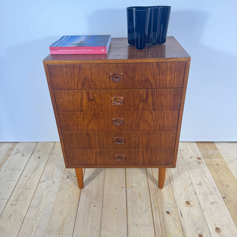 Piccola Cassettiera in Teak – Design Danese Mid-Century Modern, Anni ’60