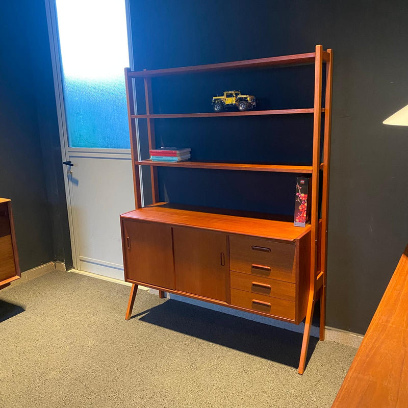 Libreria in teak anni Sessanta