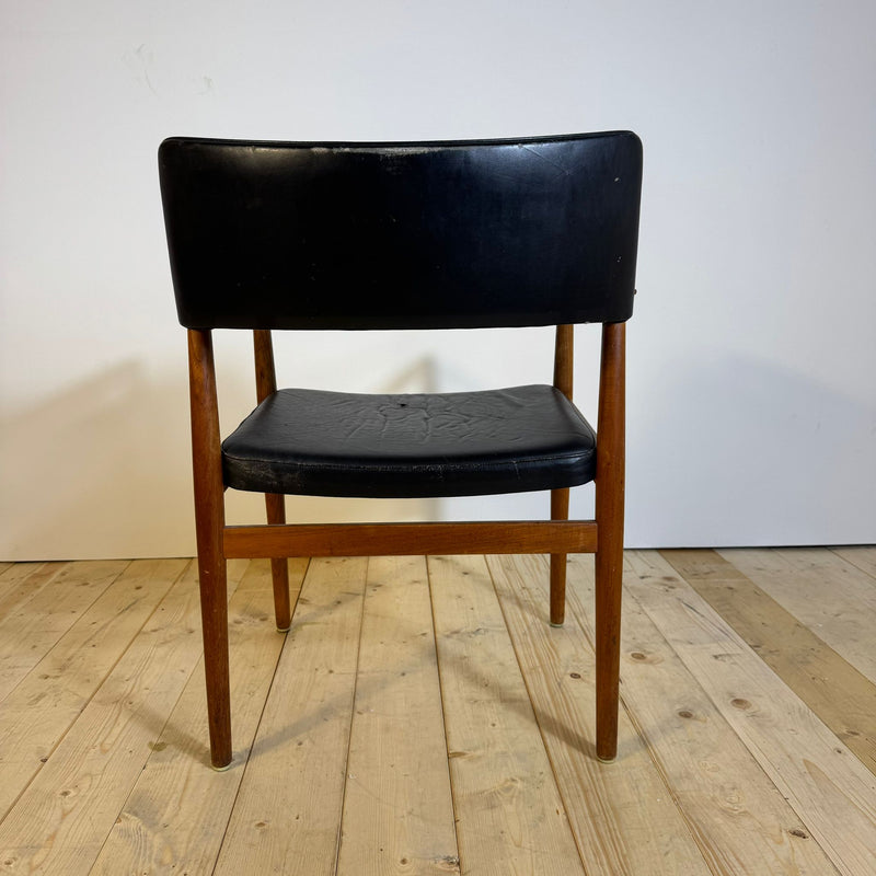 Sedia da Scrittoio con Braccioli di Erik Kirkegaard – Danimarca, 1960