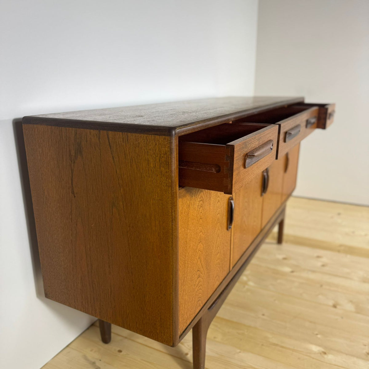 Vintage 1960s G Plan Fresco Teak Sideboard.  Danish Mid Century