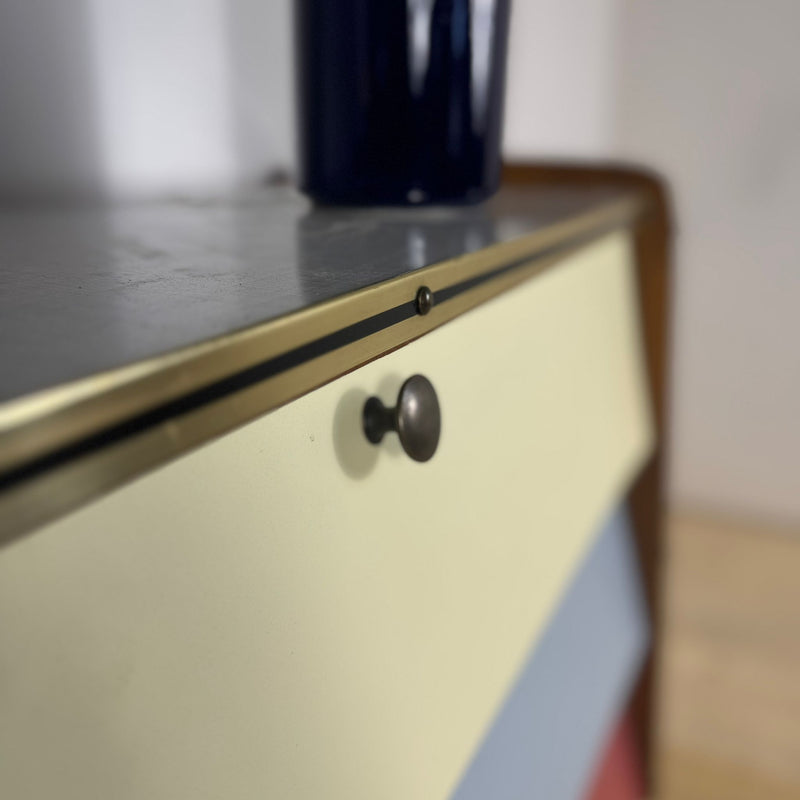 Scarpiera Anni ’70 Multicolor – Design Mid-Century Modern