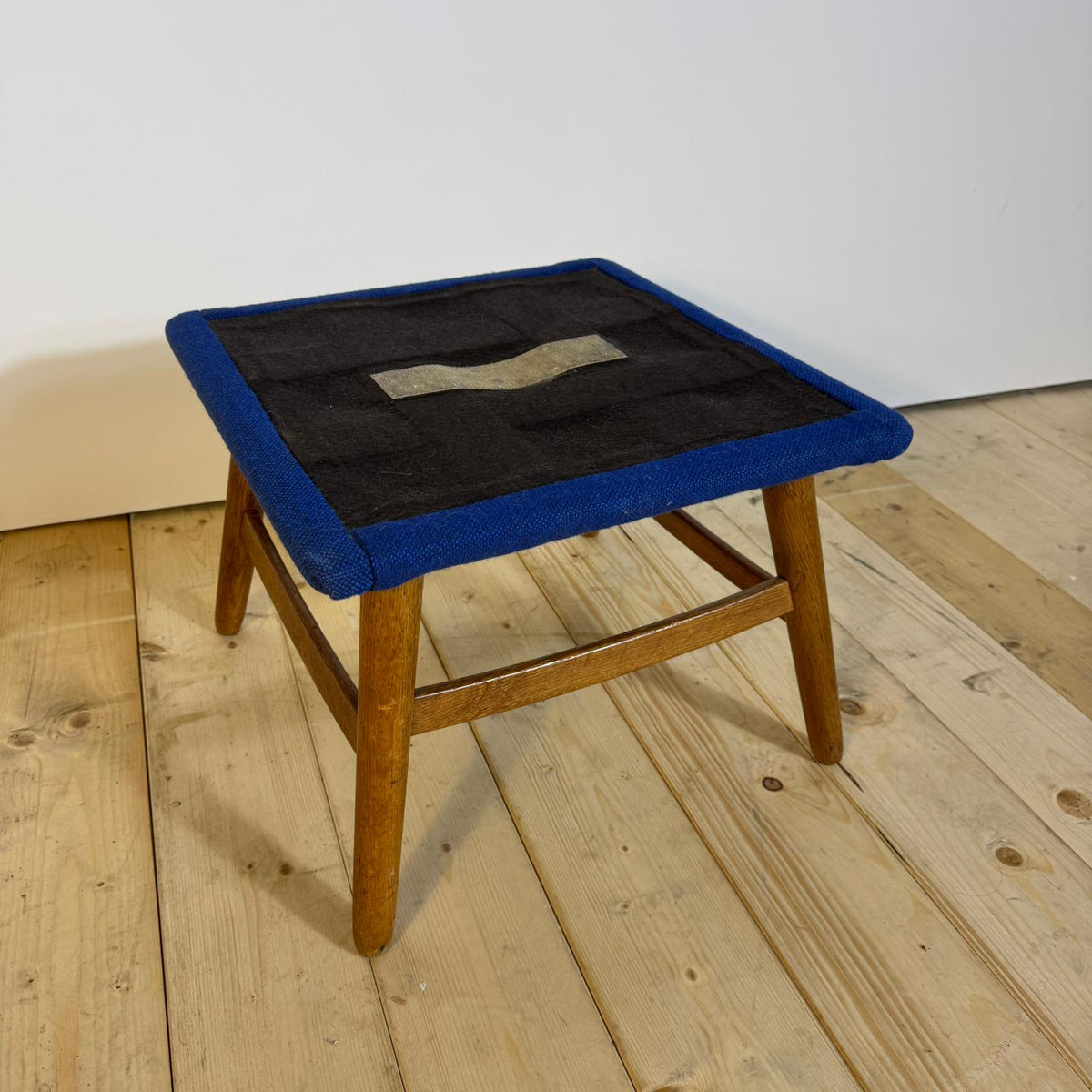 Pouf / Poggiapiedi Danese Mid-Century Modern con Cuscino – 1960