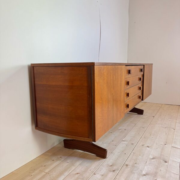 Credenza in teak, Danimarca 1960