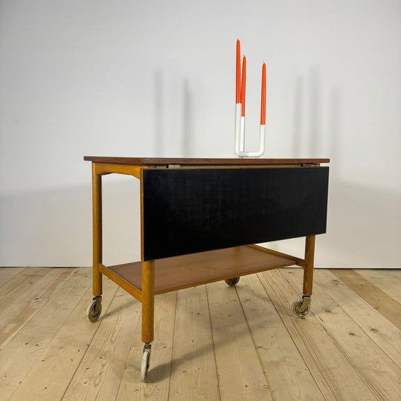 carrellino trasformabile anni 60 tavolino caffe vintage