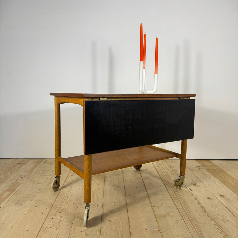 carrellino trasformabile anni 60 tavolino caffe vintage