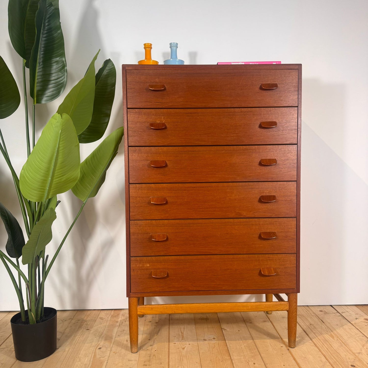 Cassettiera in teak di Poul M. Volther per FDB Møbler, anni ’60