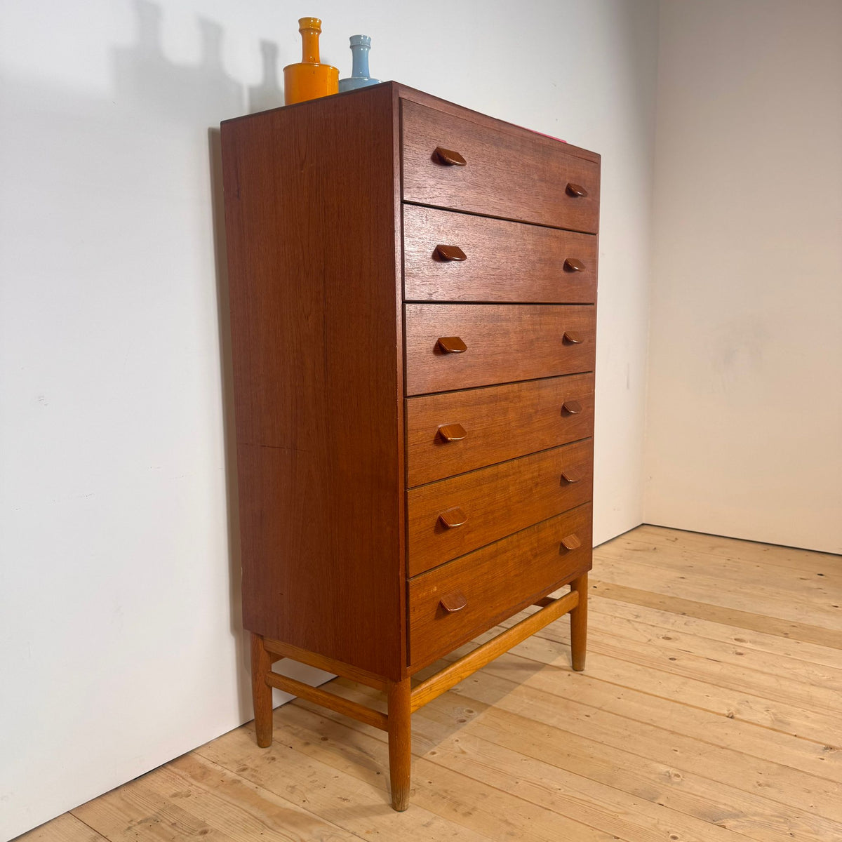 Teak Chest of Drawers by Poul M. Volther for FDB Møbler, 1960s