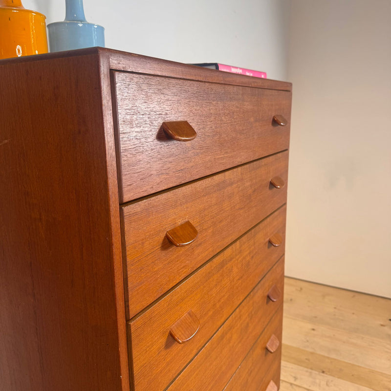 Teak Chest of Drawers by Poul M. Volther for FDB Møbler, 1960s