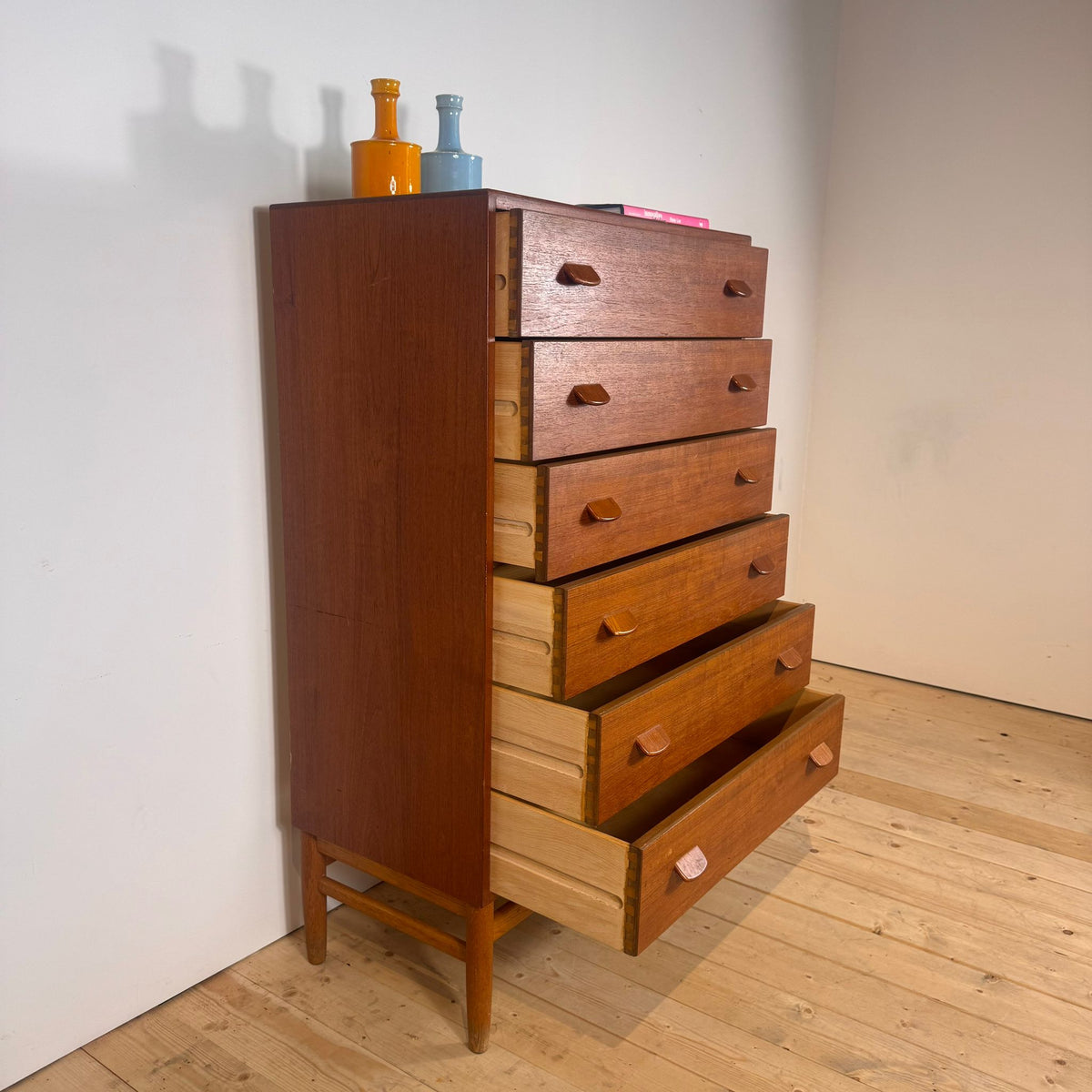 Teak Chest of Drawers by Poul M. Volther for FDB Møbler, 1960s